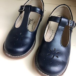Footmates ‘Sherry’ Size 12 Navy